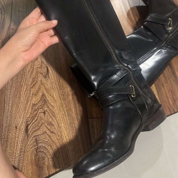 Burberry leather riding equestrian boots, size 39.5 made in Italy - Picture 5 of 11